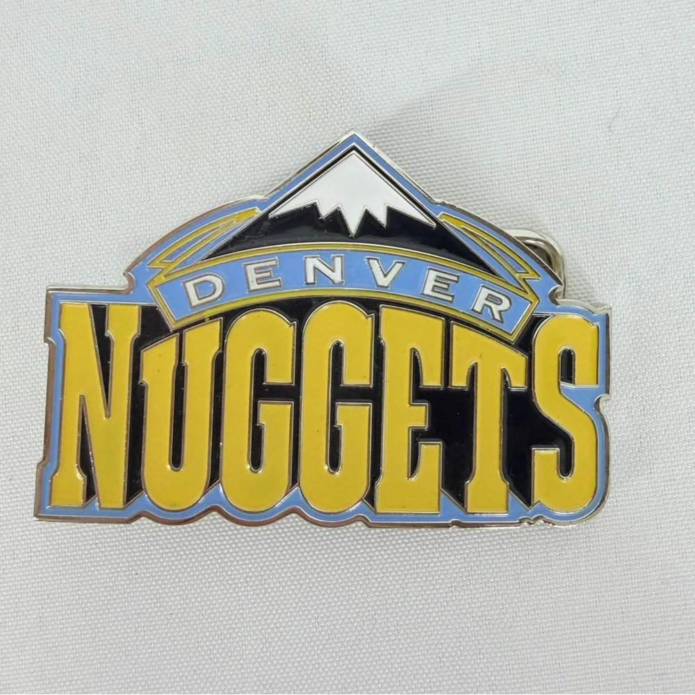 Denver Nuggets Mountain Logo Belt Buckle